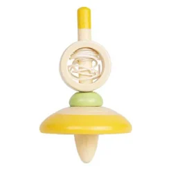 Bigjigs Houten Trekkoord Tol Hot