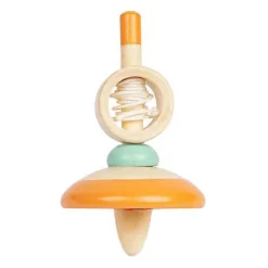 Bigjigs Houten Trekkoord Tol Hot