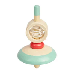 Bigjigs Houten Trekkoord Tol Hot