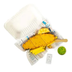 Houten Vis en Friet Speelset, 26dlg.>Bigjigs Clearance