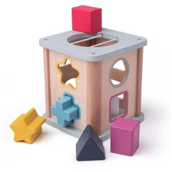 Houten Vormenstoof, 9dlg. - FSC 100%-Bigjigs Discount