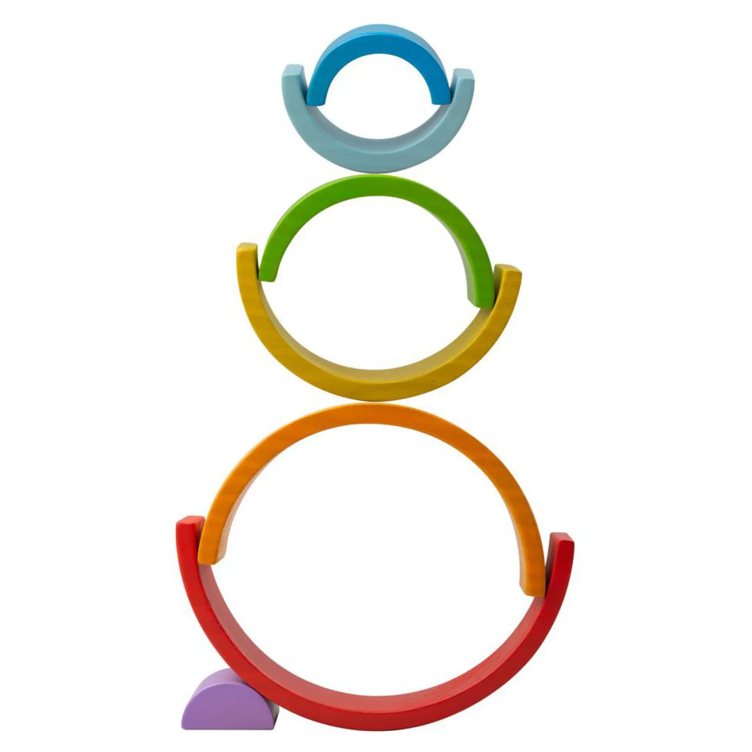 Klein Houten Regenboog Stapelspel, 11dlg.-Bigjigs