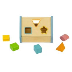 Bigjigs Vormenstoof-huisje, 5dlg. Hot