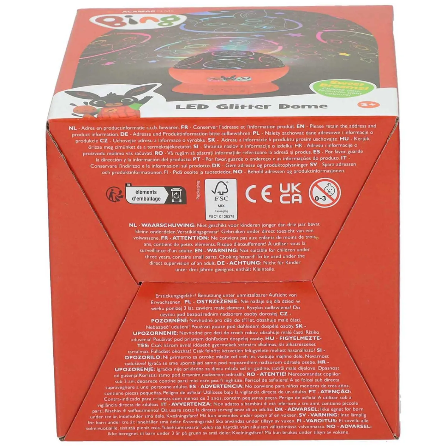 Bing LED Glitter Dome- Outlet