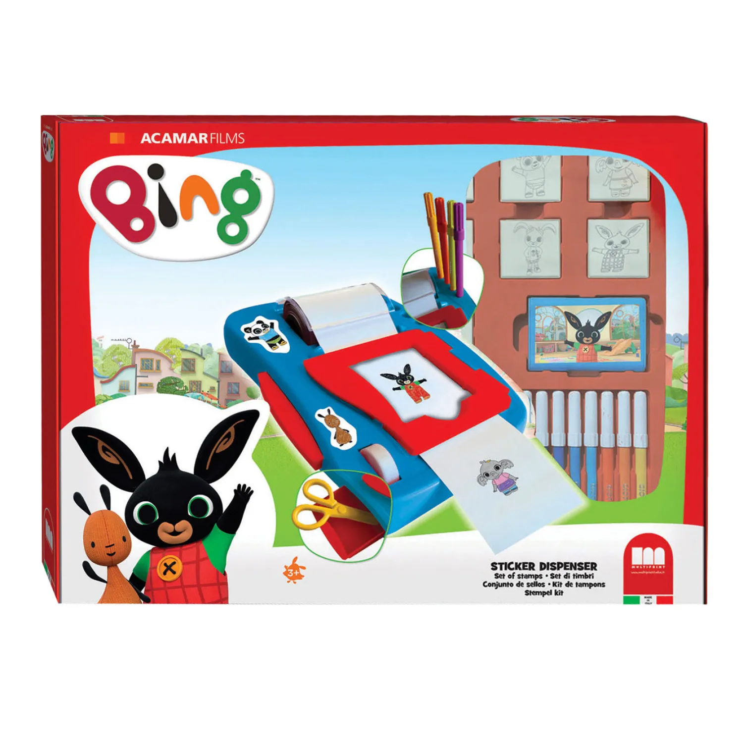 Multiprint Bing Stickernachine Set