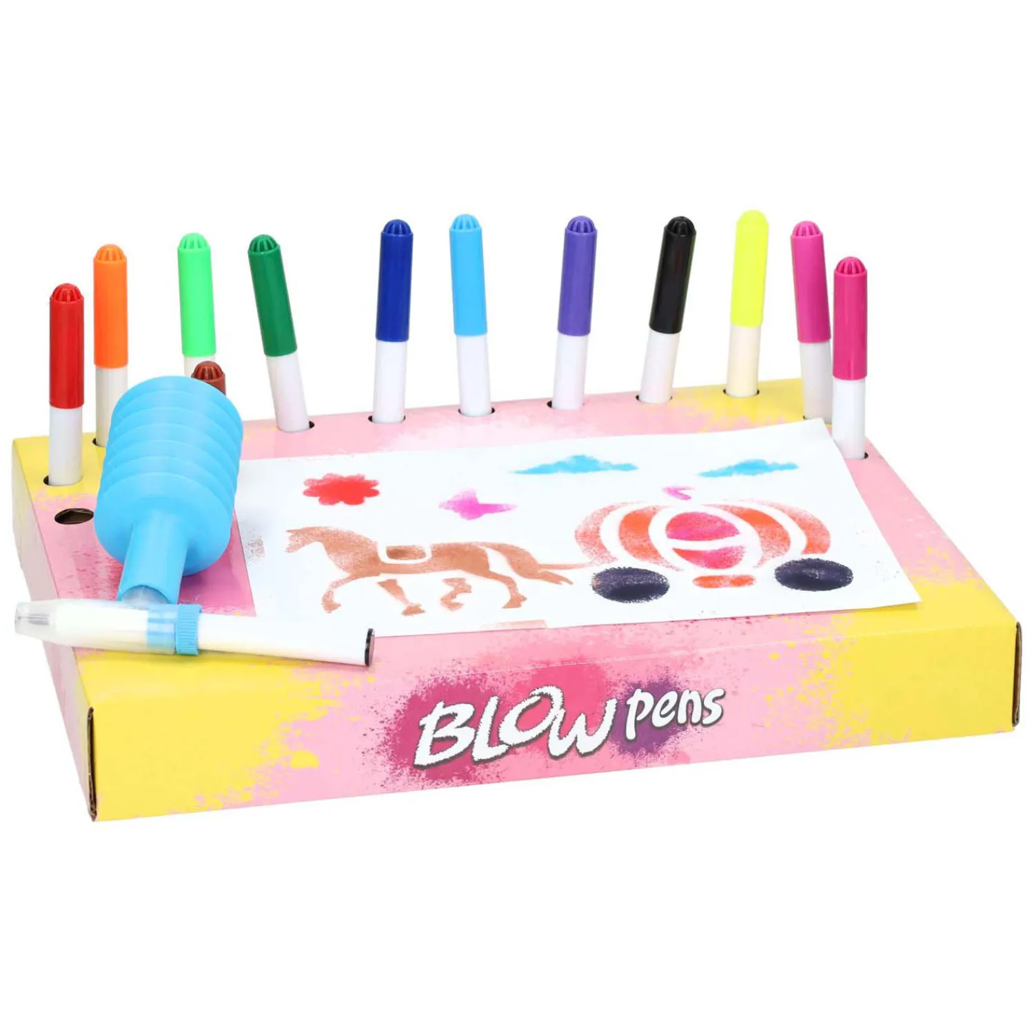 Blaaspennenset met Pompje Fantasy Discount