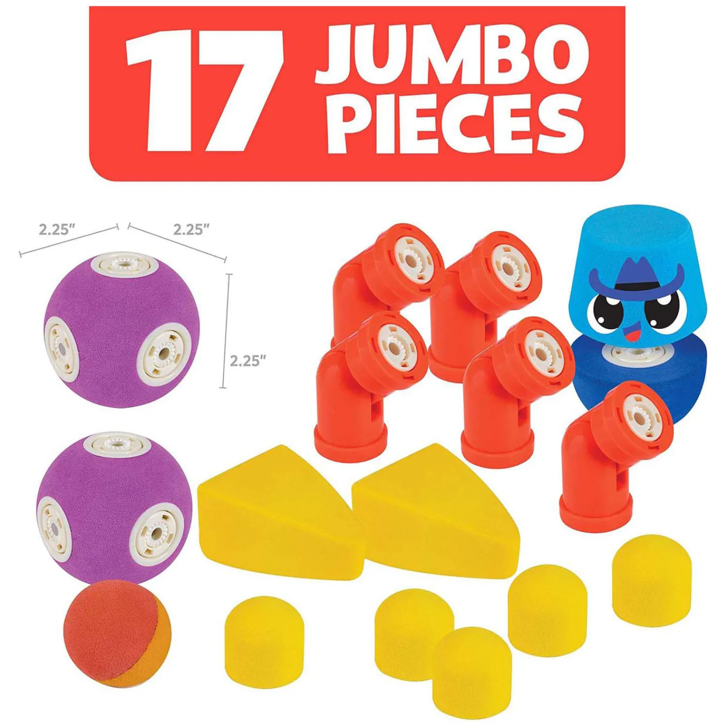 Magnetische Foam Blokken Dieren, 17dlg.-Blockaroo Sale