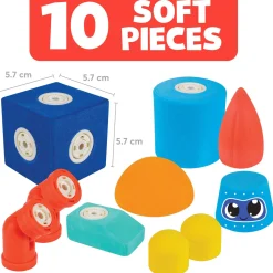 Blockaroo Magnetische Foam Blokken Robot Box, 10dlg. Best