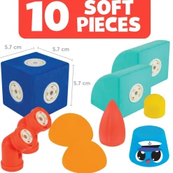 Blockaroo Magnetische Foam Blokken Boot Box, 10dlg. Clearance