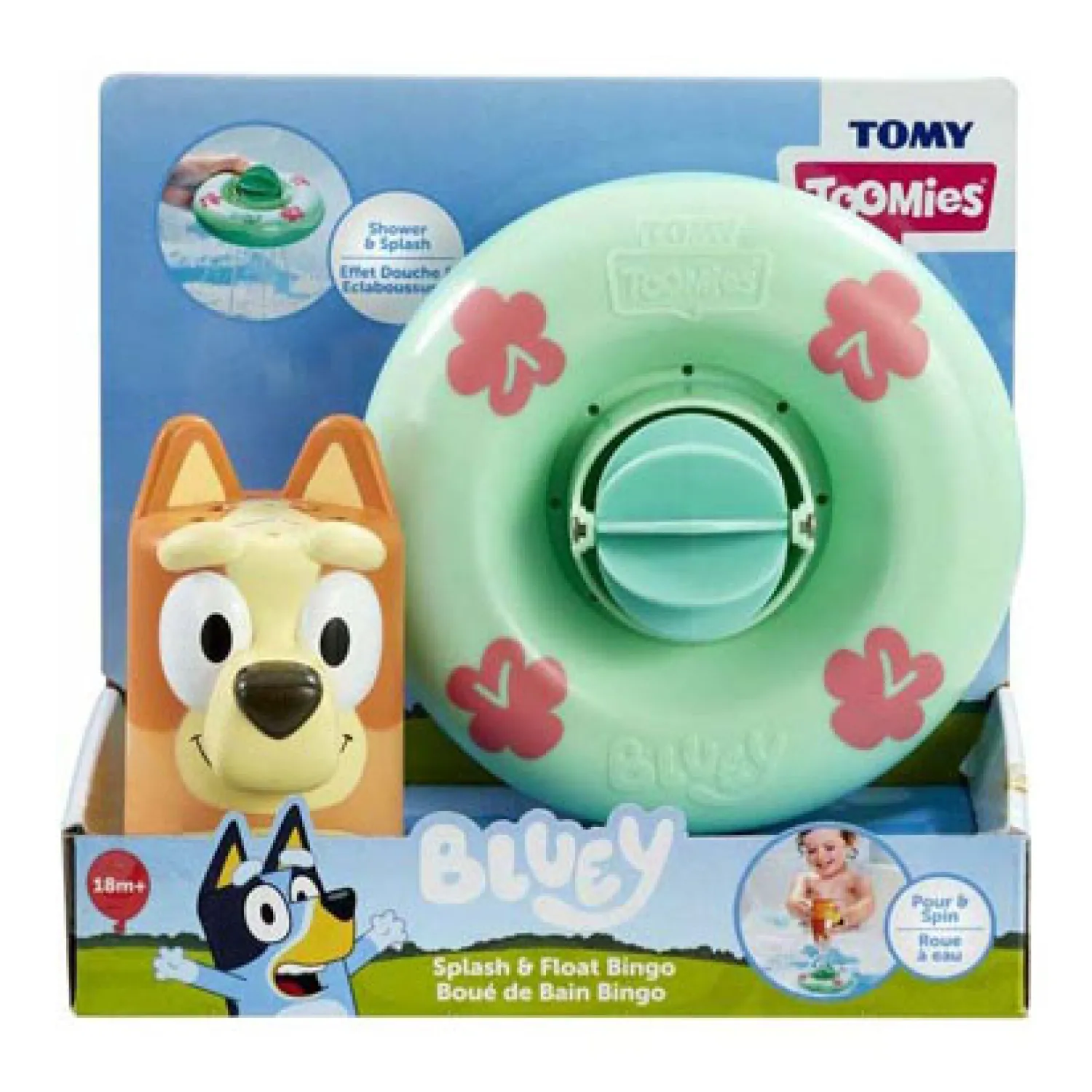 Bluey Spat en Drijf Bingo Speelfiguur Badspeelgoed-Moose Toys Online