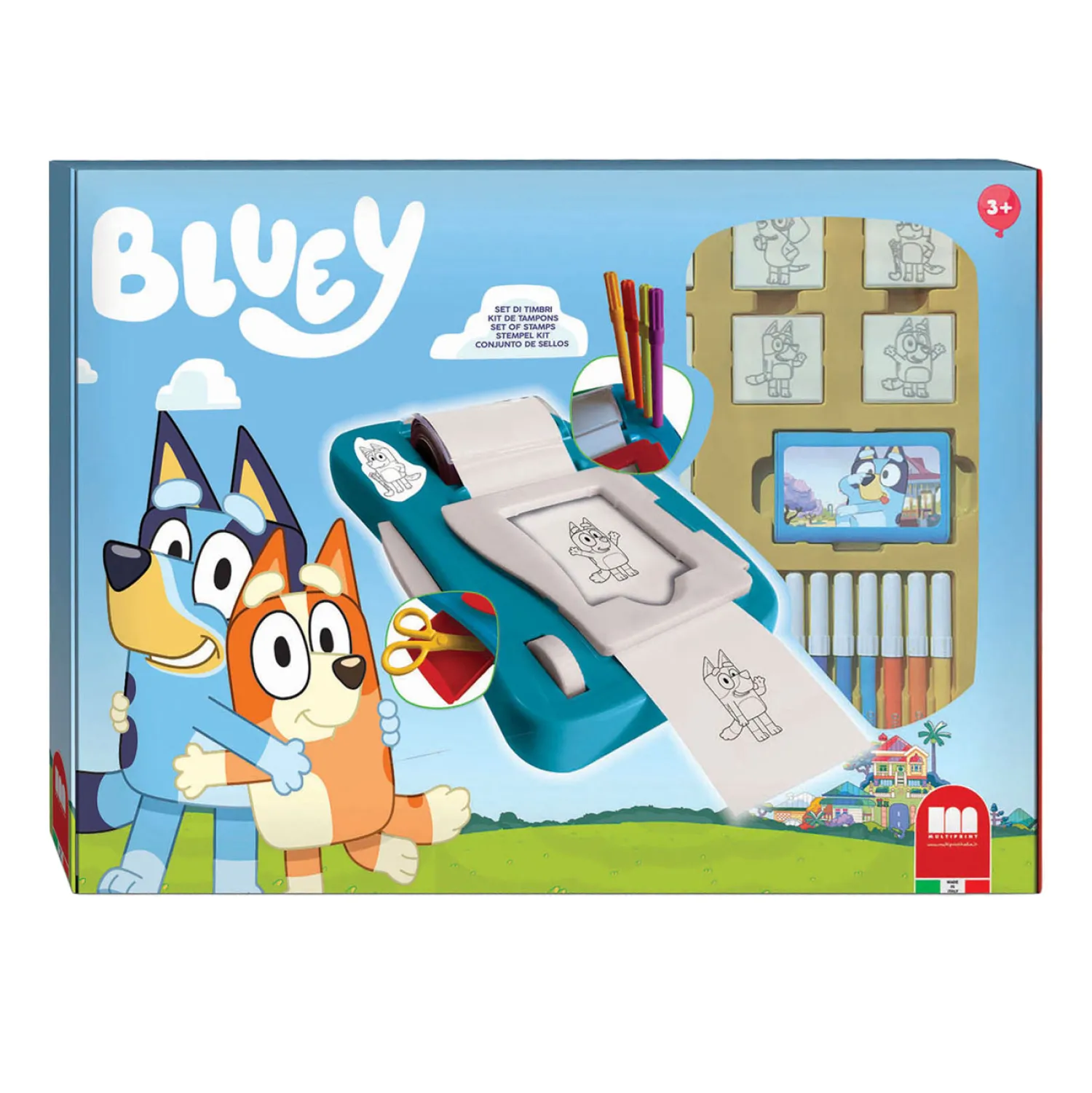 Multiprint Bluey Stickermachine Set