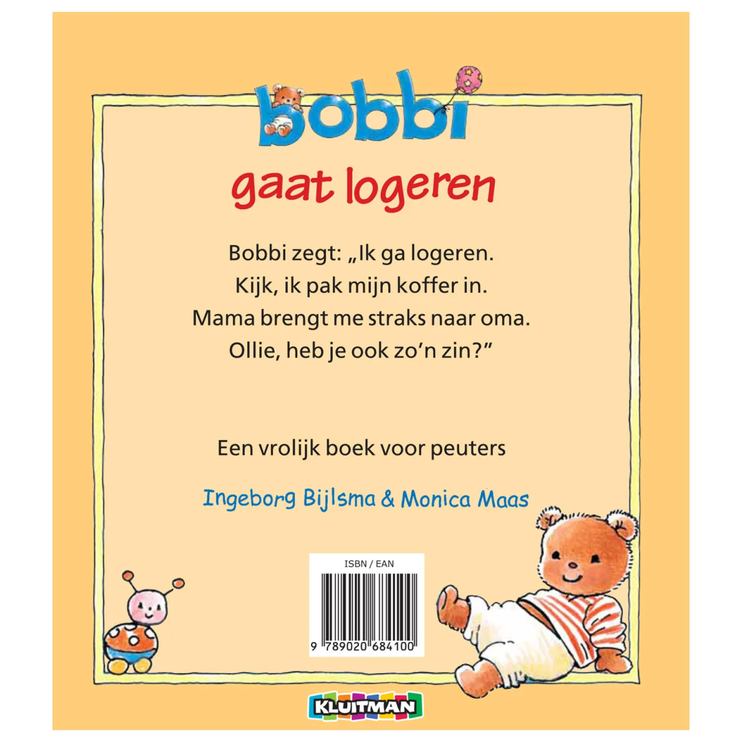 Bobbi gaat logeren-Uitgeverij Kluitman
