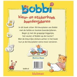 Bobbi Kleur- en Stickerboek Boerderijdieren-Uitgeverij Kluitman Discount
