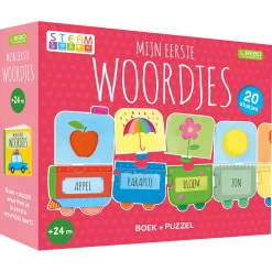 Boek en Puzzel - Mijn Eerste Woordjes-Rebo Publishers Sale