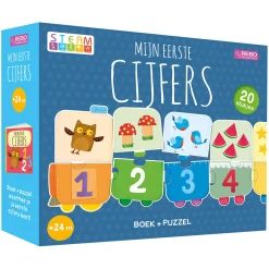 Boek en Puzzel - Mijn Eerste Cijfers-Rebo Publishers New