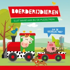 Boek en Puzzeltrein Boerderijdieren>Lantaarn Publishers Outlet
