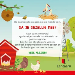 Boek en Puzzeltrein Boerderijdieren><noscript><img width=