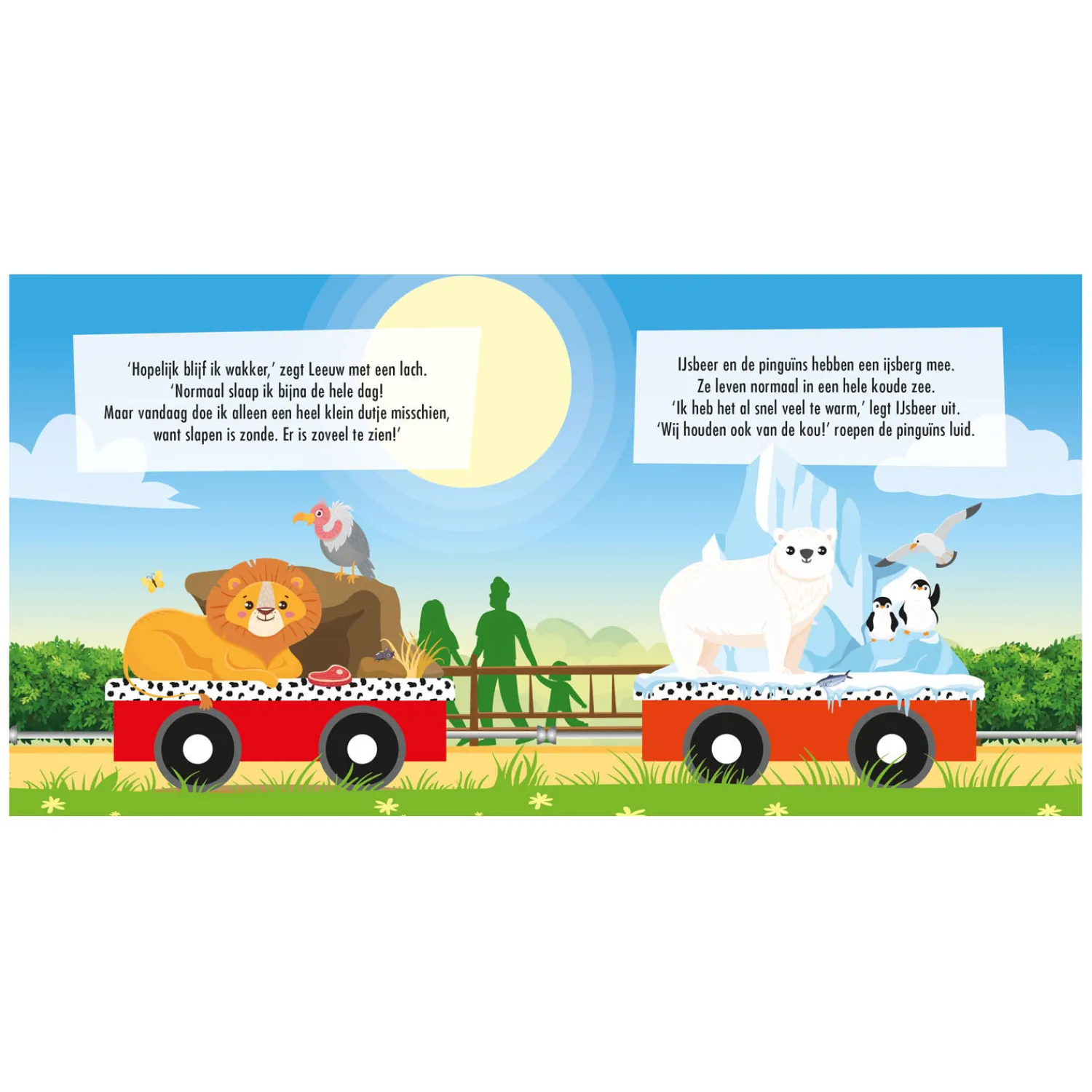 Boek en Puzzeltrein Dierentuin>Standaard Uitgeverij Hot