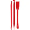Creativ Company Boetseergereedschap Rood, 3st. Hot