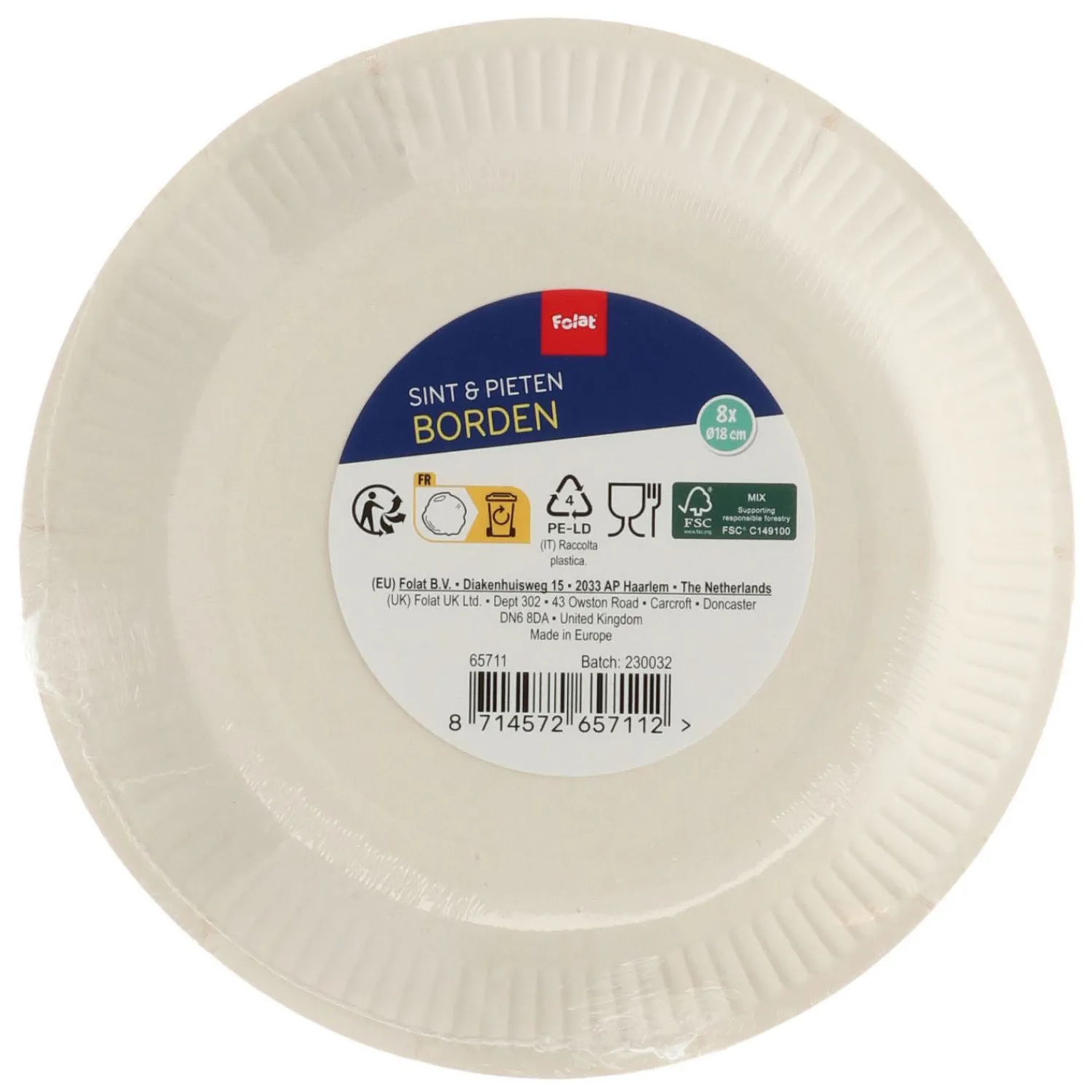 Folat BV Borden Sint en Pieten, 8st. Hot