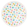 Bordjes met Stippen 22,5cm, 4st.> Outlet