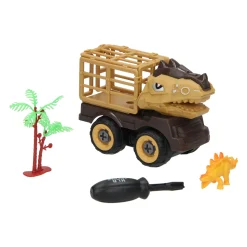 Bouw Auto Dino met Kooi- Best