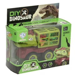 Bouw Auto Dino met Kooi- Best