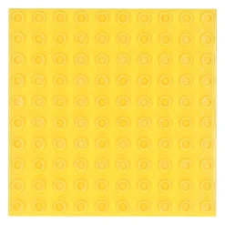 Bouwplaat Geel - 16x16cm- Outlet