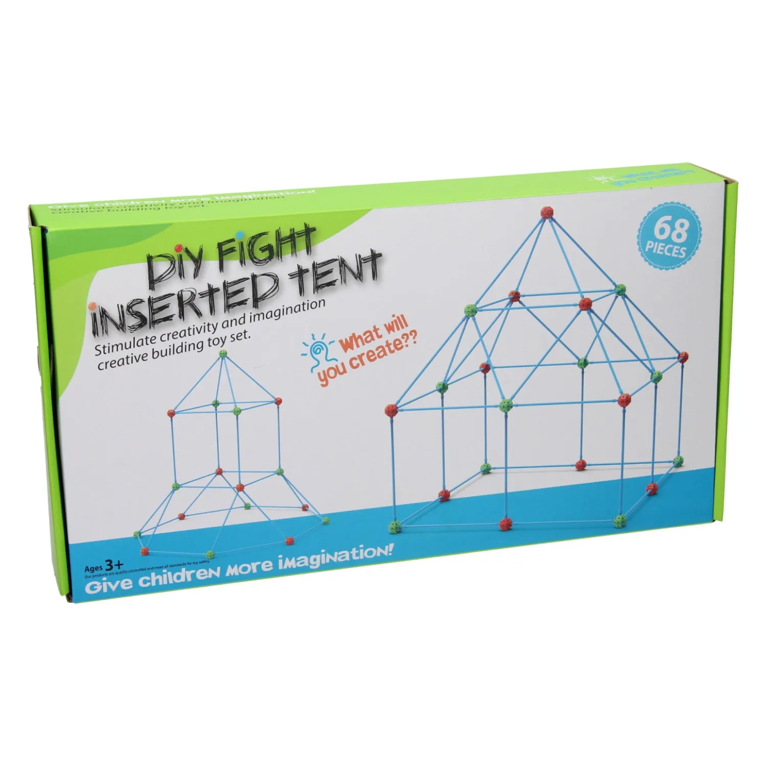 Bouwset Ballen en Staven XL, 68dlg. Hot