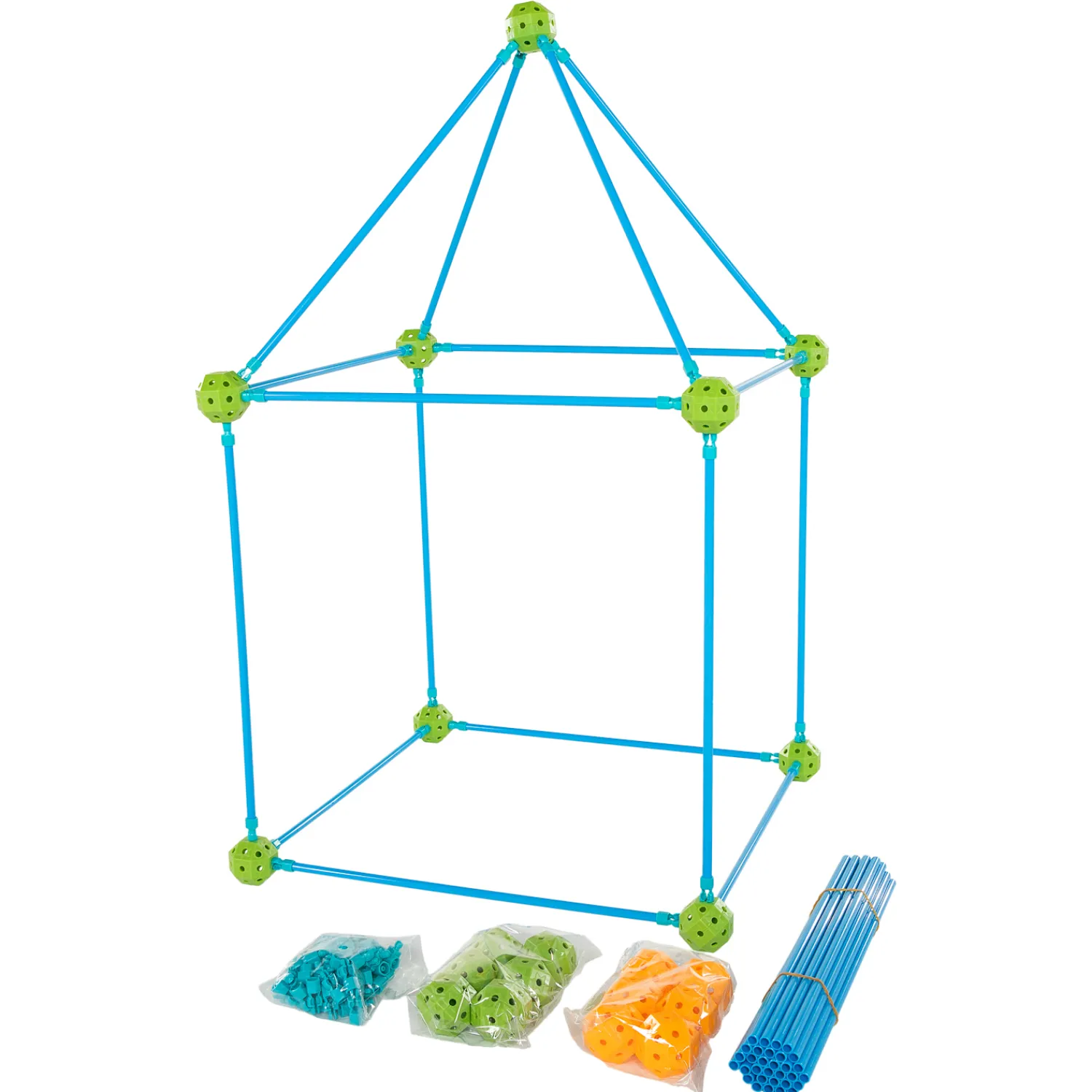 Bouwset Ballen en Staven XL, 68dlg. Hot