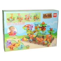 Bouwset Blokken en Knikkerbaan Dino- Clearance