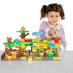 Bouwset Blokken en Knikkerbaan Dino- Clearance