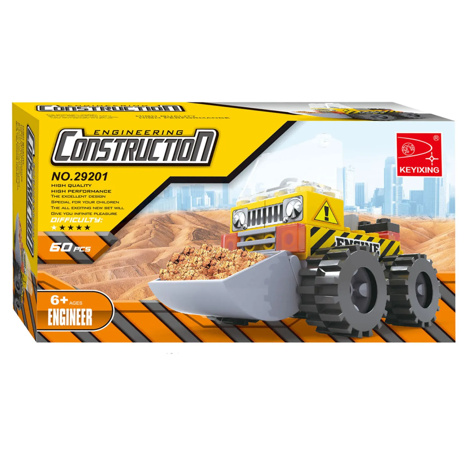 Bouwset Constructie Voorlader - 60dlg.- Online