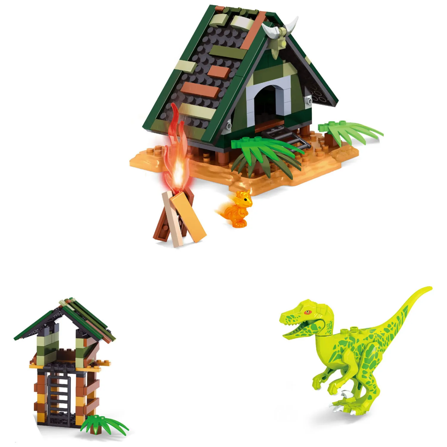 Bouwset Dino Verblijf - 252dlg.- Sale
