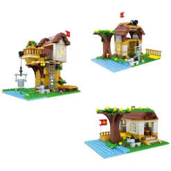 Bouwset 3in1 (Boom) Huis - 384dlg.> Sale