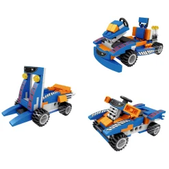 Bouwset 3in1 Voertuigen - 124 dlg. Hot