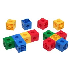 Bouwset Koppelblokjes - 6 Kleuren - 300dlg> Hot