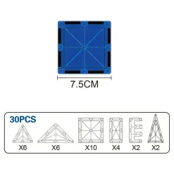 Bouwset Magneetpanelen - 30dlg. Outlet