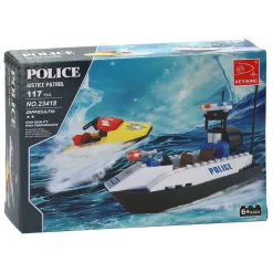 Bouwset Politie Patrouille Boot - 117dlg. Best