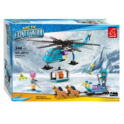 Bouwset Poolmissie Heli & Hondenslee - 248dlg.- Sale