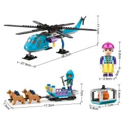 Bouwset Poolmissie Heli & Hondenslee - 248dlg.- Sale