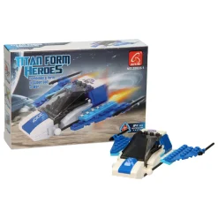 Bouwset Titan Heroes - Space Blauw - 84dlg.- Best
