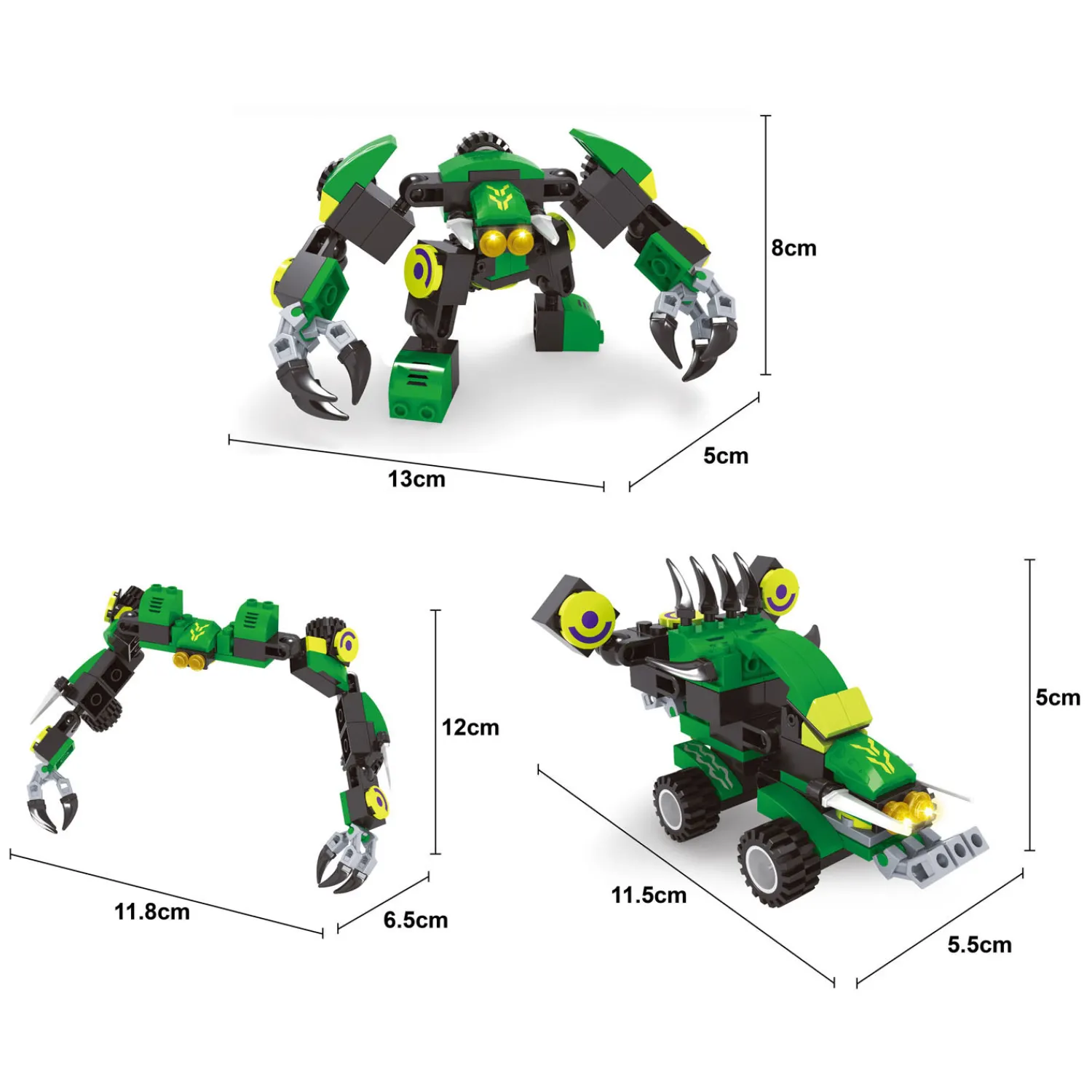 Bouwset Titan Transformeer Groen - 76dlg.> Outlet