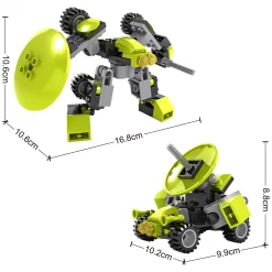 Bouwset Transformeer Robot / Ruimtewagen - 90dlg><noscript><img width=