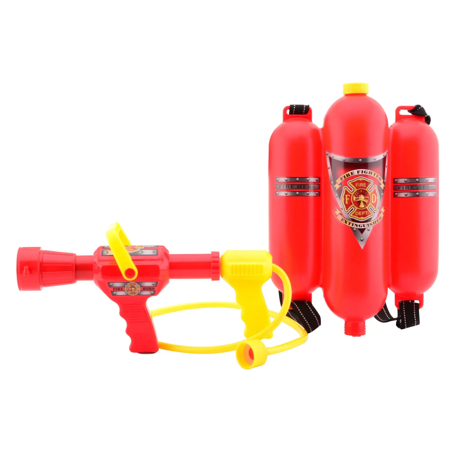 Brandweer Waterpistool met Tank-Johntoy