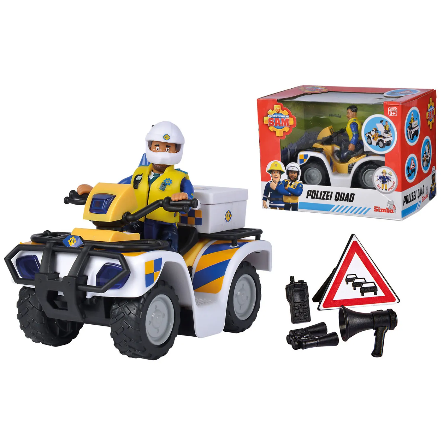 Brandweerman Sam Politie Quad-Simba Outlet
