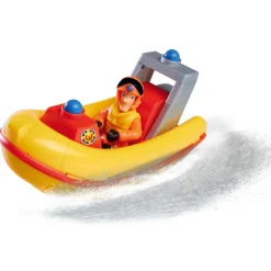 Simba Brandweerman Sam Reddingsboot met Speelfiguur Elvis New