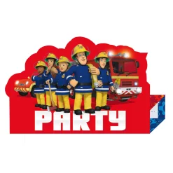 Brandweerman Sam uitnodigingen, 8st.- Sale