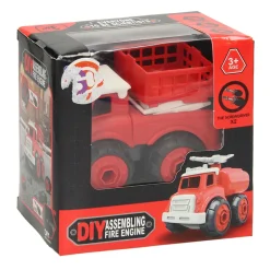 Brandweervoertuig met Schroefbare Wielen - Rood- Online