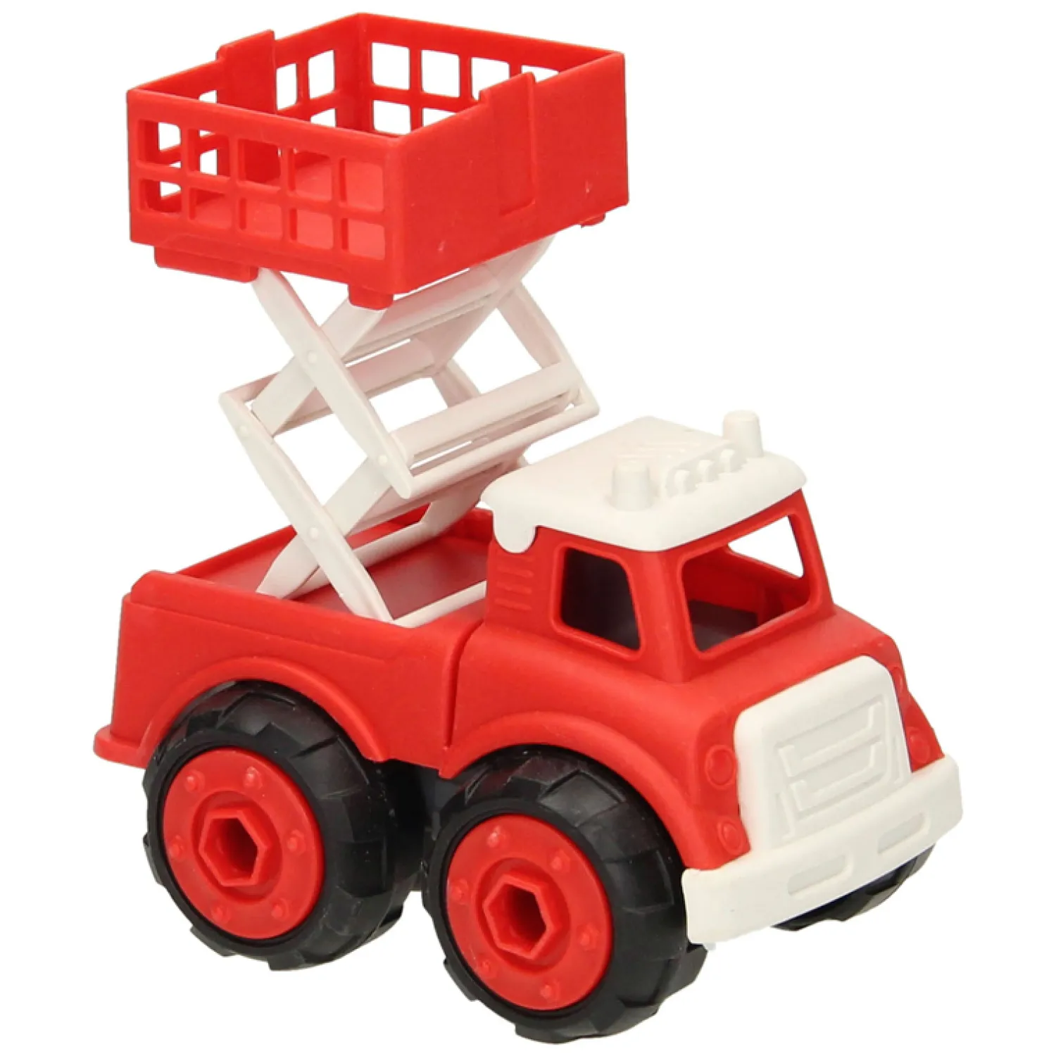 Brandweervoertuig met Schroefbare Wielen - Rood- Online